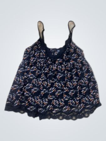 Floral Lace Trim Camisole
