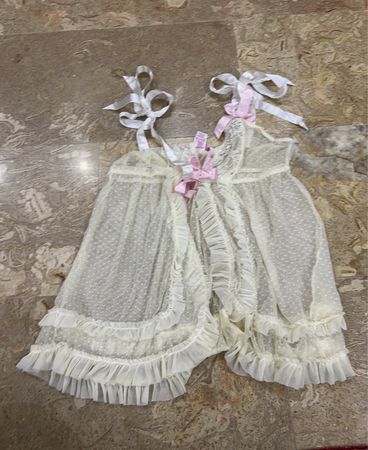 La Senza White Lace Chemise