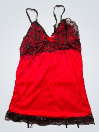 Red Lace Chemise