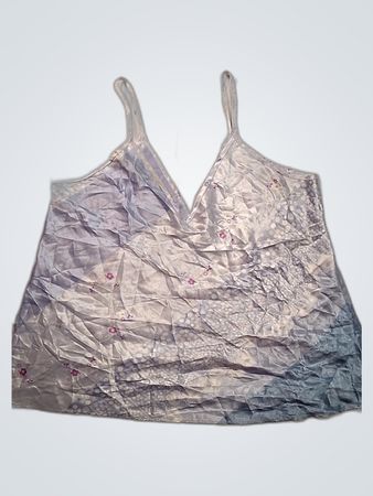 Women's Blue Floral Camisole