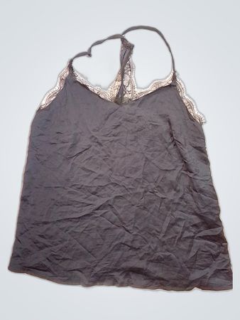 Black Lace Trim Camisole