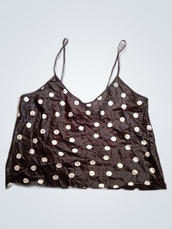 Vero Moda Black Polka Dot Printed Camisole