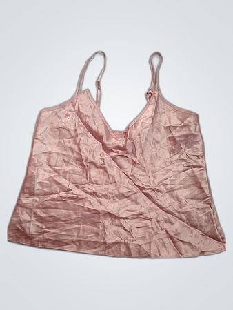 Pink Satin Cami Top