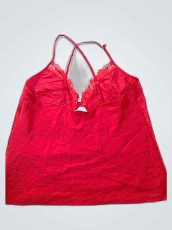 Debenhams Collection Red Lace Trim Camisole
