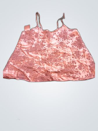 Pink Floral Lingerie Top