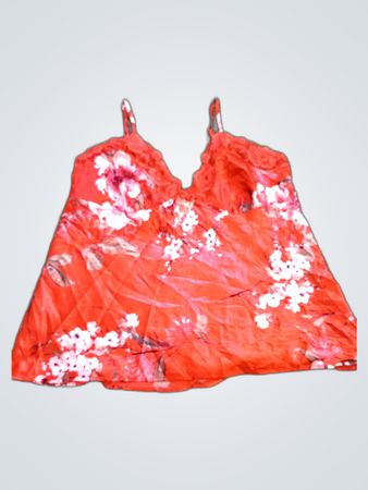 Red Floral Camisole
