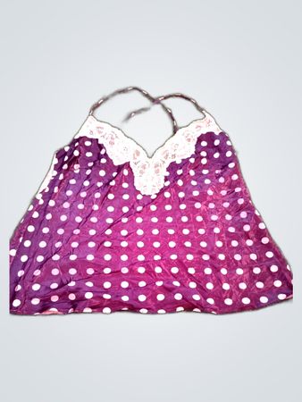 Purple Polka Dot Top
