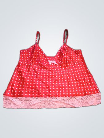 Avon Red Polka Dot Camisole