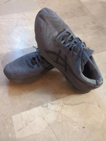 Asics Gray Running Shoes