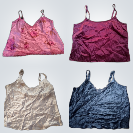 Y2K Camisoles Satin Bundle