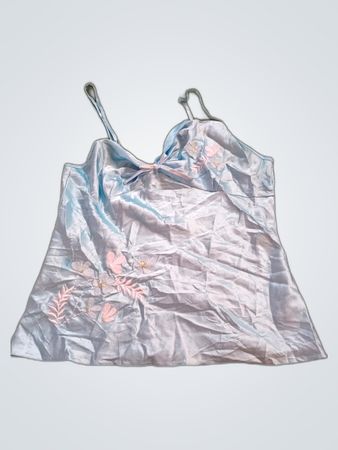 Blue Floral Camisole