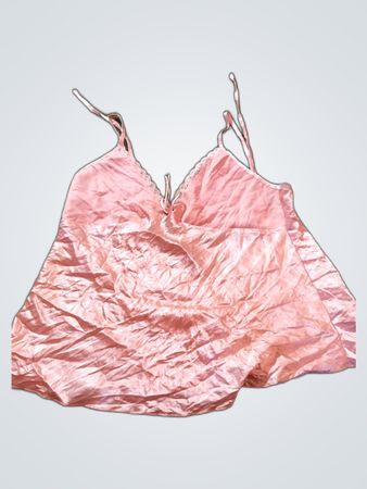 Pink Satin Chemise