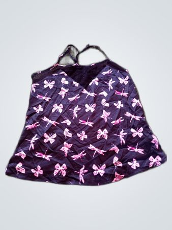 F&F Signature Black Butterfly Top