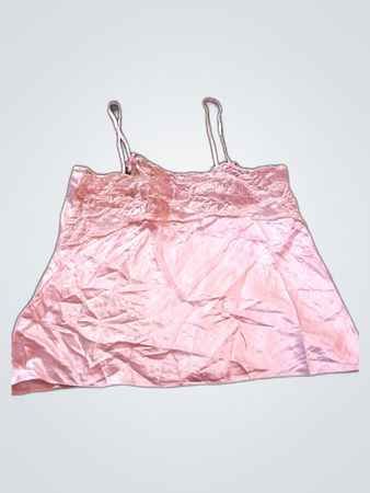 Pink Satin Cami