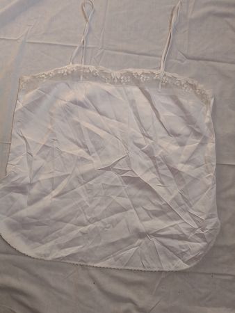 White Lace Trim Camisole