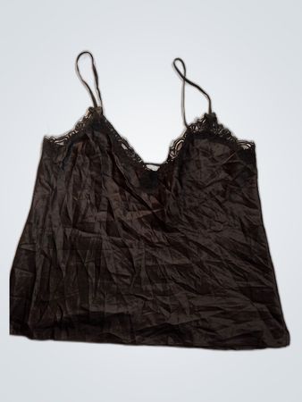 Black Lace Trim Camisole