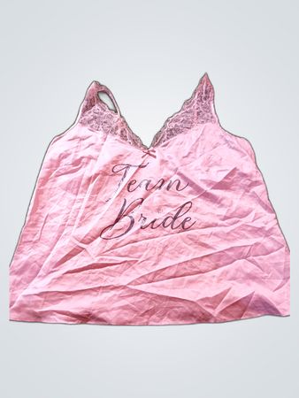 Pink Team Bride Top