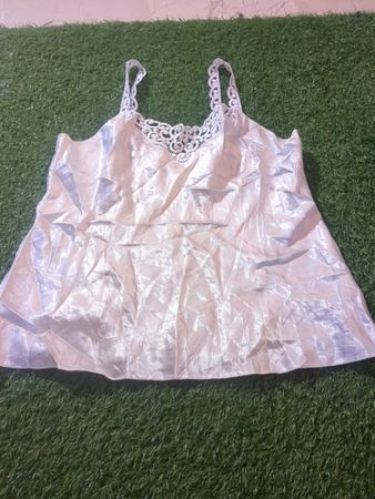 Pink Satin Cami Top