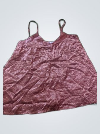 Pink Satin Cami