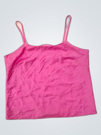Pink Silk Camisole