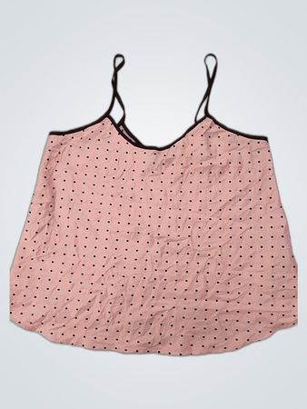 Pink Polka Dot Cami Top