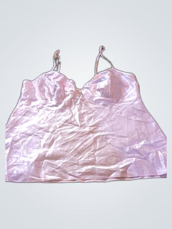 Pink Satin Chemise