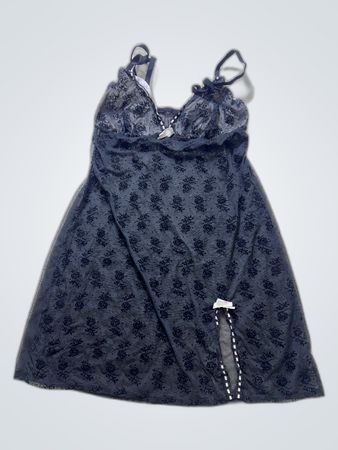 Knickerbox Black Lace Chemise