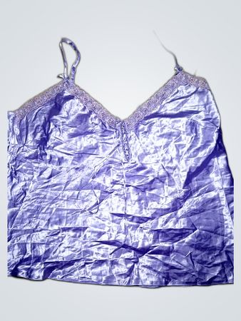 Purple Satin Cami