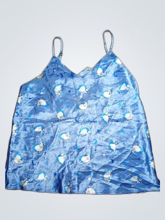 Senza Printed Satin Camisole Top