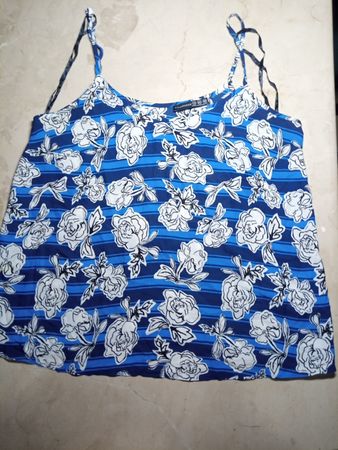 Blue Floral Top