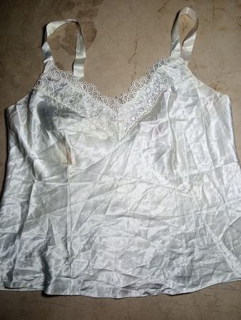 White Lace Trim Camisole