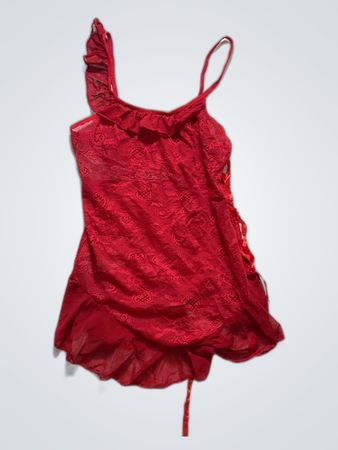 Red Lace Chemise