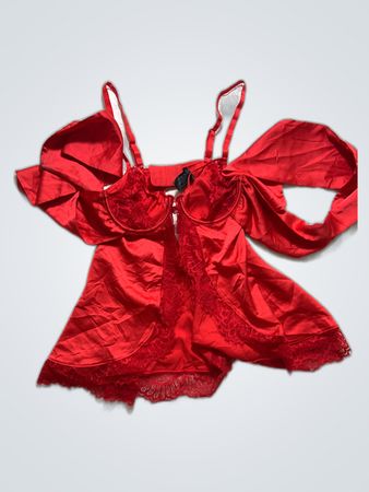 Red Lace Chemise