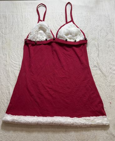 Tezenis Red and White Women's Sleepwear Top