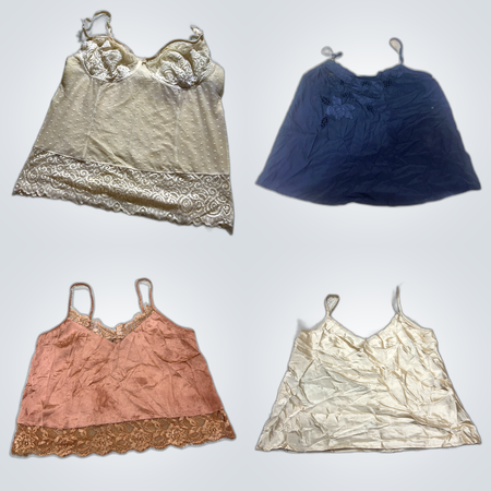 Designer Camisole Bundle: Zara, Topshop, Laura Ashley & More Lace & Silk Tops
