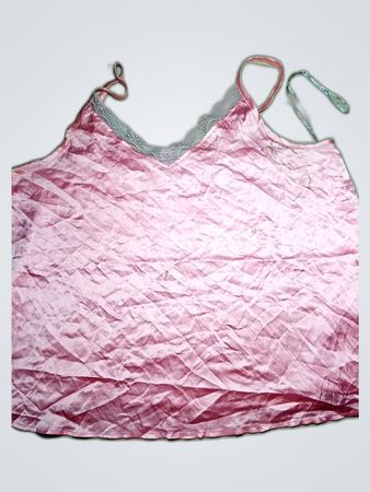 Pink Lace Trim Camisole