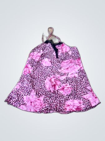 Pink Floral Halter Top