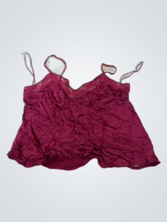 Maroon Lace Cami Top