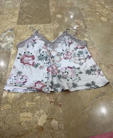 Floral Lace Trim Camisole
