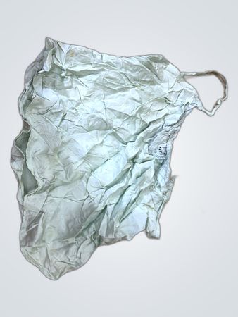 Crumpled Green Garment