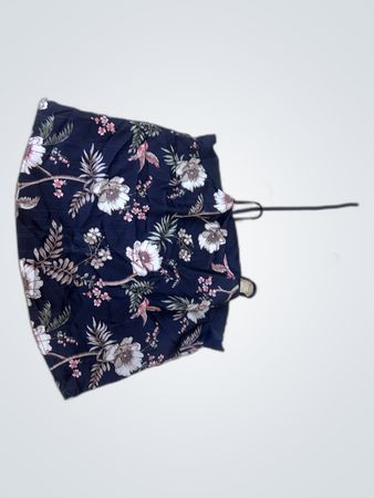 Floral Drawstring Skirt