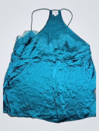 Teal Halter Neck Top