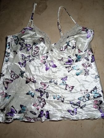 Women's Butterfly Satin Camisole
