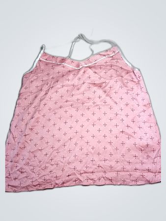 Pink Floral Halter Neck Top