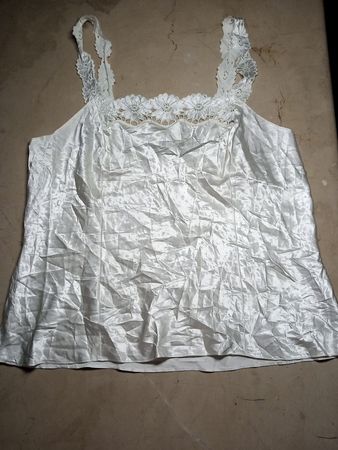 Lace Trim Satin Camisole Top