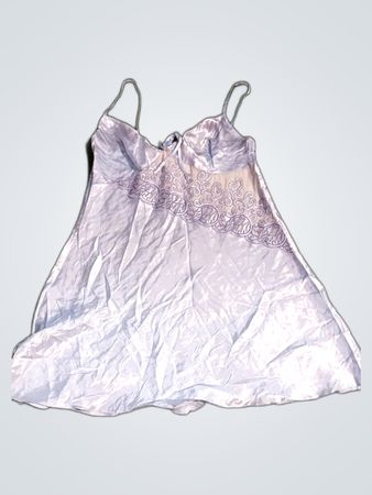 Miran White Satin Dress