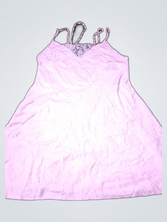 Pink Lace Trim Camisole
