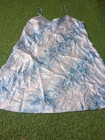 Blue and White Spotted Dress