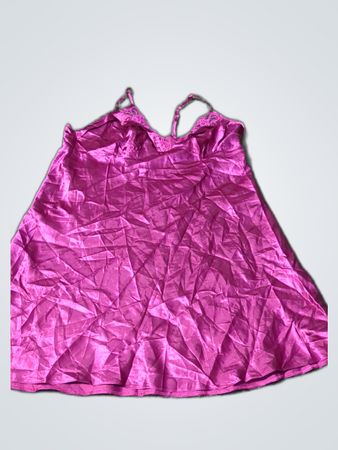 Pink Satin Nightgown