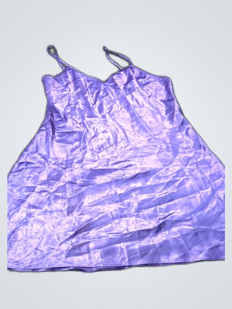 Purple Satin Chemise